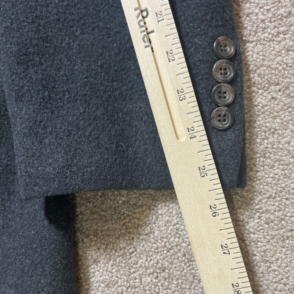 Cashmere Mans Gray Jacket 46R Business Work Blazer Joseph & Lyman Bloomingdale’s - Picture 16 of 16